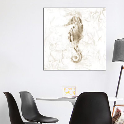 Soft Marble Seahorse by Nan - Wrapped Canvas Gallery-Wrapped Canvas Giclée