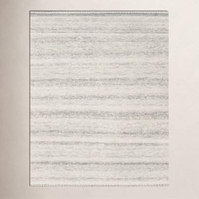 Larissa Smoke Hand-Woven Striped Rug