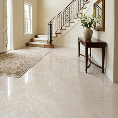Botticino Polished 12x24 Marble Tile