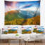 Tapisserie de soleil vif en polyester carpathian avec accessoires suspendus inclus-28490598