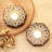 2 Piece Wood Tabletop Tealight Holder Set