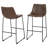 Cobina Upholstered Faux Leather Counter Stool-606708217-606602808