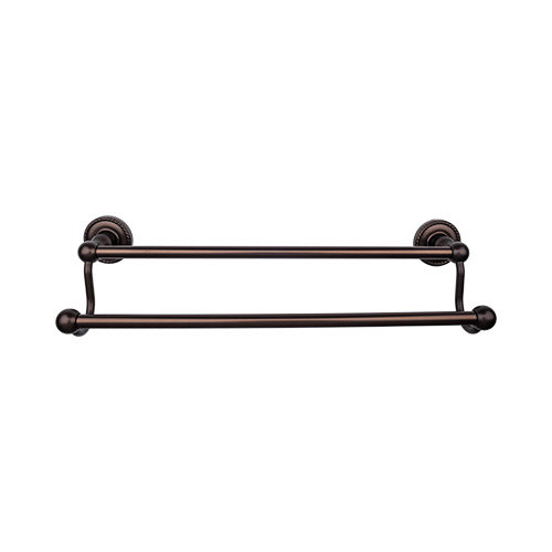 Edwardian Bath Double 32 1/2" Wall Mounted  Towel Bar, Oiled Rubbed Bronze