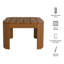 Table d'appoint d'extérieur Kona en teck naturel-1963258316