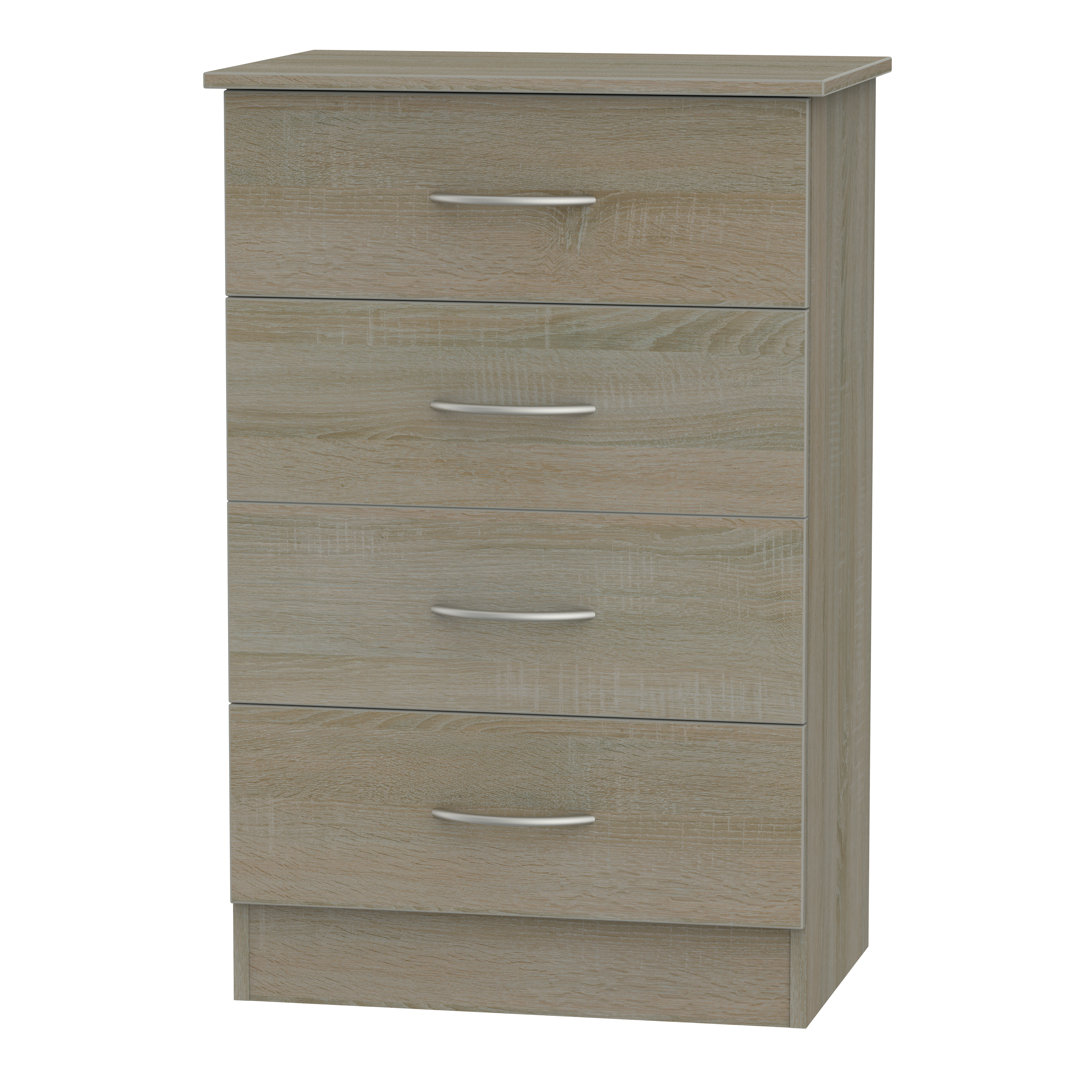 Crete 58cm W 4 - Drawer Chest of Drawers
