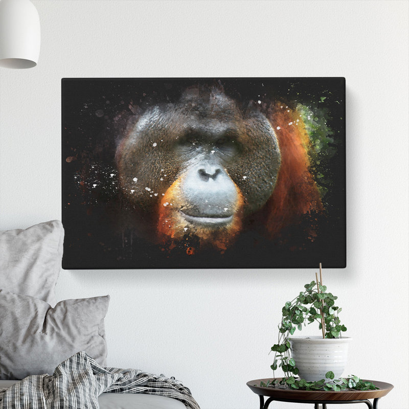 Orangutan Monkey Vol.1 - Wrapped Canvas, 35cm H x 50cm W x 3cm D
