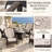 Axl 4 - Person Patio Dining Set Umbrella Hole Included Square Table