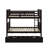 Full Over Full Bunk Bed With Twin Size Trundle And Ladder-1981081973