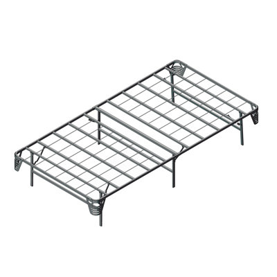 Salma 14" Folding Steel Wire-Grid Bed Frame