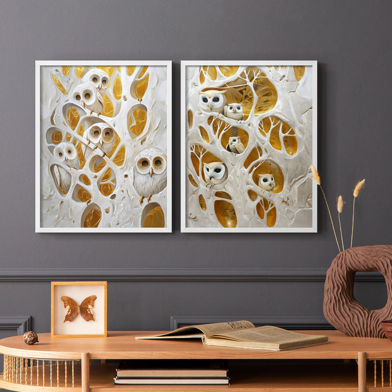 ANIMALS Series Lxxxxi - reproduction encadrée de qualité supérieure - prête à être accrochée - aucun clou requis - aucun clou requis
