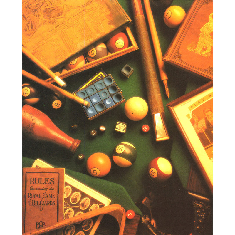 Billiards, 35" H x 28" W