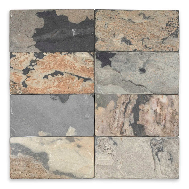 Carreau de mur et de plancher en ardoise rustique