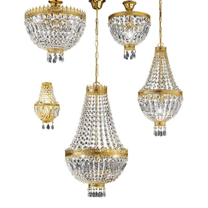 1 - Light Lantern Pendant, Gold 24K