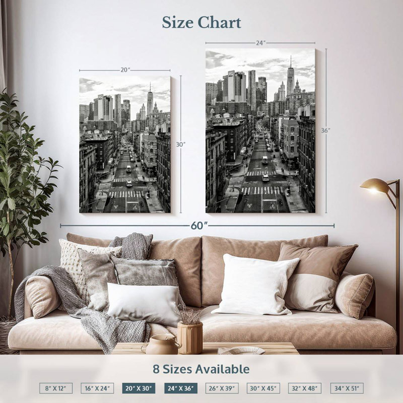 Sireci Downtown NYC, 36" H x 24" W