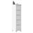 5 Drawer Metal Vertical File Cabinet On Wheels For Office Organization, Storage A4/Letter/Legal Size Files, White, 17.71"D*14.94"W*65.97"H, - Tilt Mechanism, Quiet Opening Feature, Easy To Move-656472325