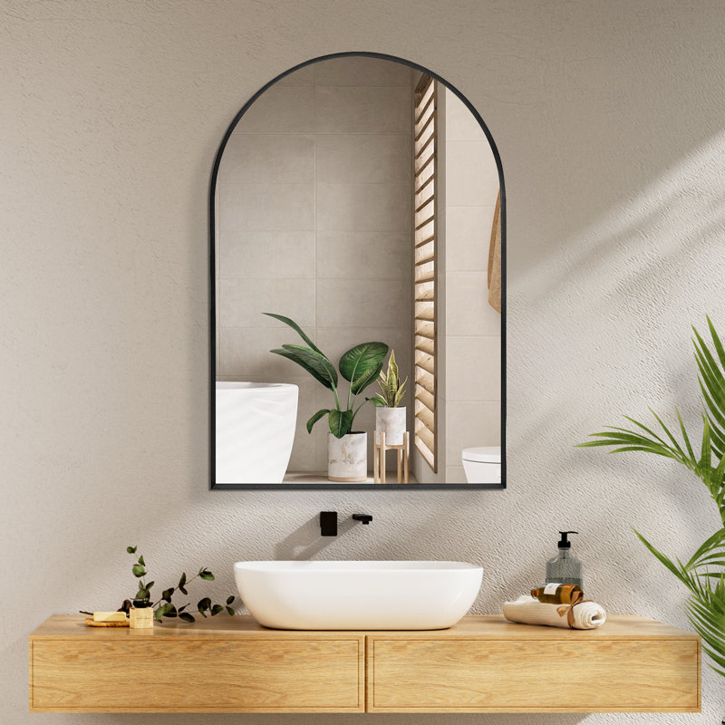 Miroir, 24 po x 36 po, Noir