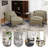 Upholstered Modern Metal Framed Beige Polyester Blend Sling Accent Chair-1888687078
