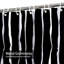 Rideau de douche blanc avec 12 crochets-129040688