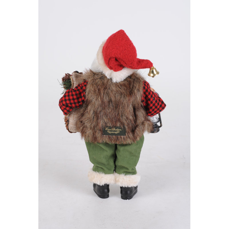 Woodland Stocking Santa Figurine