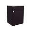 Meuble-lavabo flottant avec porte Nelson, wengé-1551808794
