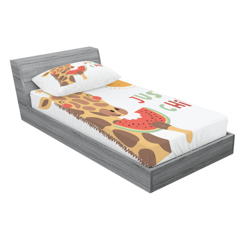 Microfiber Sheet Set, Twin Sheet Set with Fitted Sheet