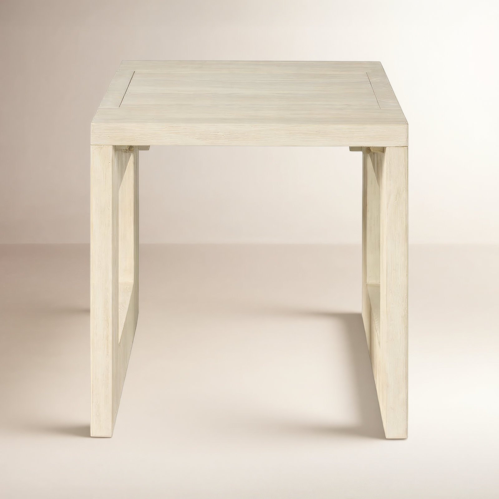 Baxley End Table, Ivory