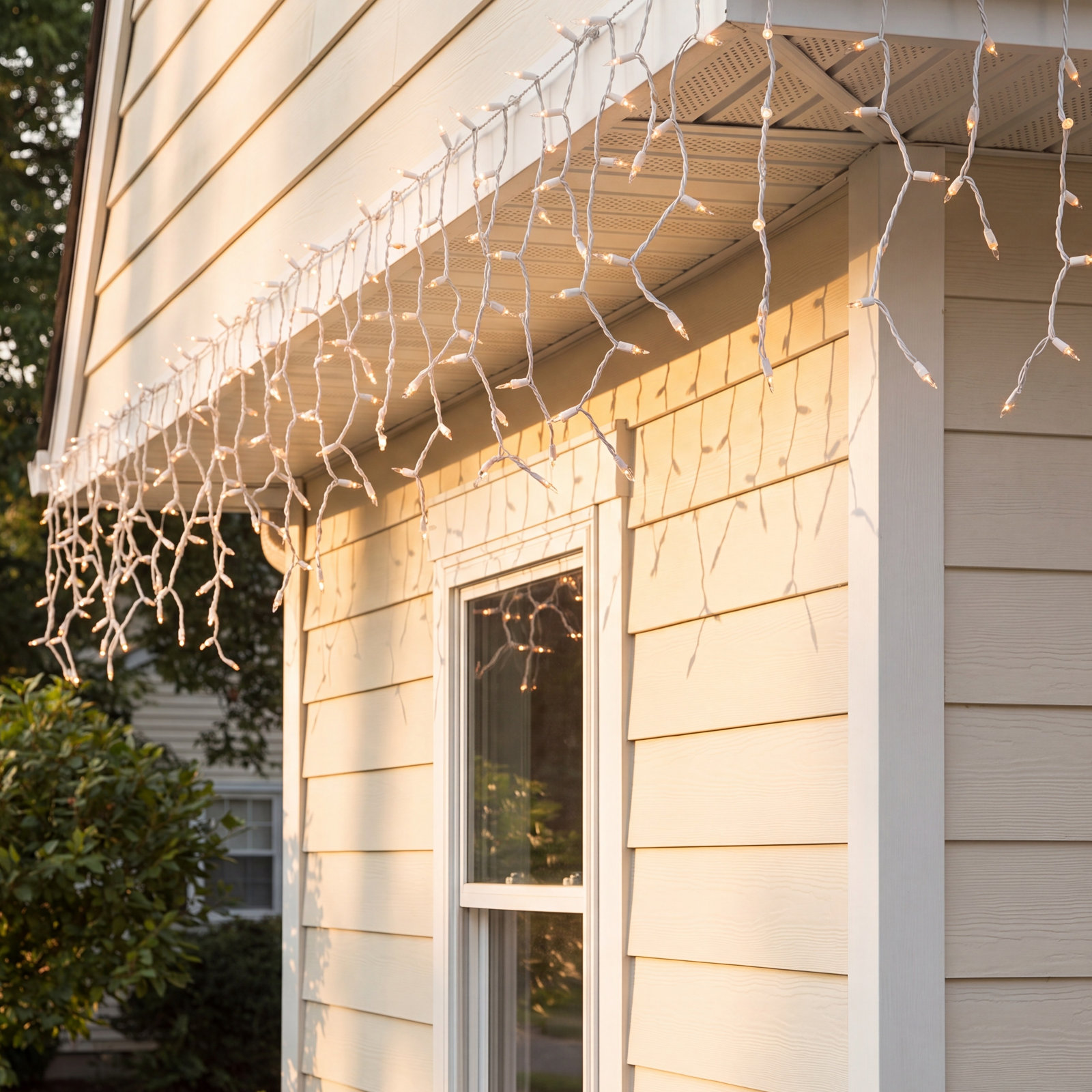 Plug-In Stay-Lit Icicle Lights