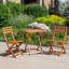 Ensemble bistro 3 pièces, table carrée et chaises-1917035786