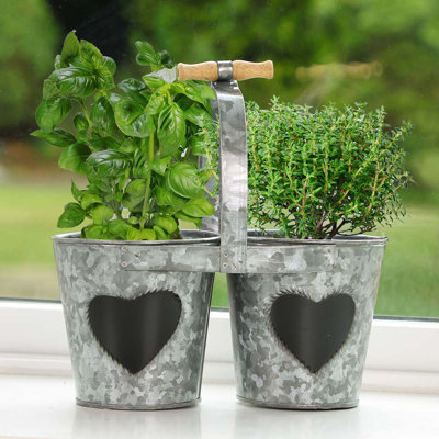 Coe Metal Pot Planter