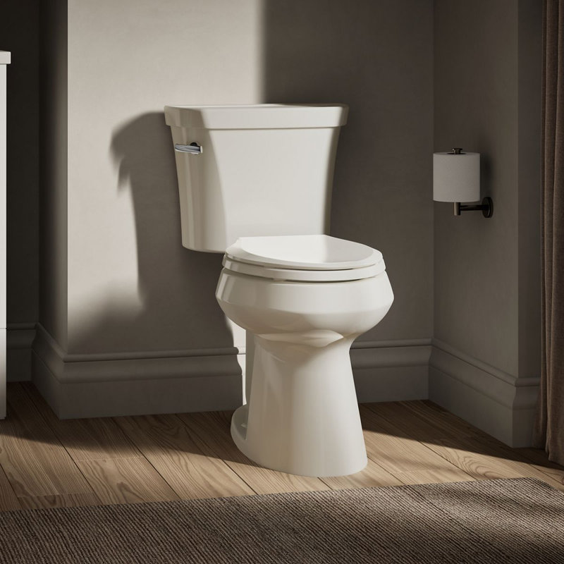 Kohler Highline Concealed Trapway Comfort Height Elongated Bowl, Biscuit