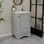 Meuble-lavabo de 20 po avec lavabo, armoire de salle de bain avec porte à fermeture douce, support de rangement et tiroir-584306165