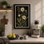 Study in Gold Botanical - Wrapped Canvas-297346843-297346845