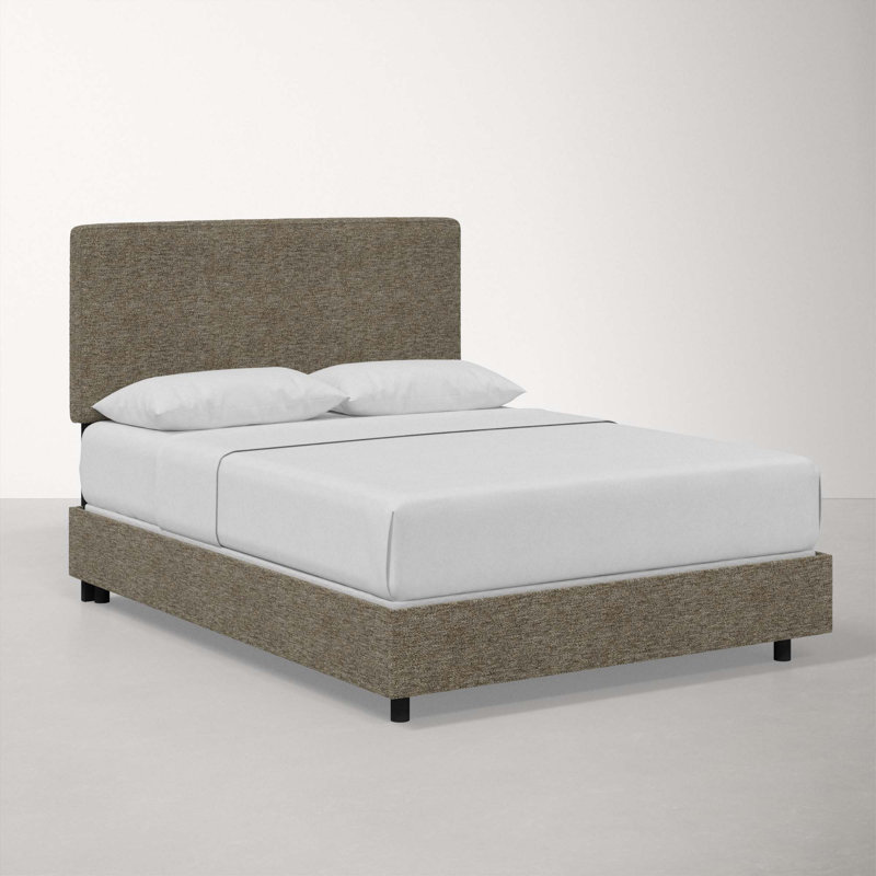 Marquise Upholstered Standard Bed, California King, Milsap Granite Sustain® Tweed