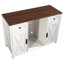 Buffets et vaisseliers avec rangement, meuble de cuisine de style ferme en bois MDF