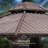 Kozyard Caesar Grey Double Roof Hardtop Gazebo with Privacy Curtain and Mosquito Netting-103692430-112230762-103692438