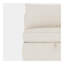 Siège sans accoudoirs pour canapé modulaire modulaire, siège de canapé convertible avec rangement, ensemble de canapé modulaire canapé-lit, combinaisons modulaires flexibles en tissu pour le salon (2 pièces)