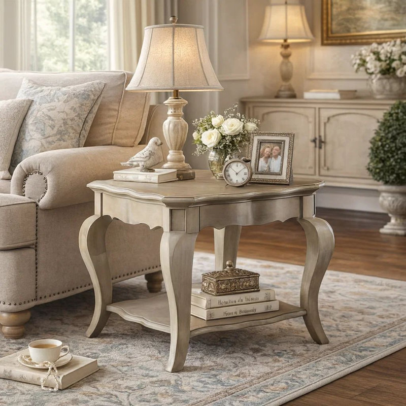Tasker Solid Wood End Table