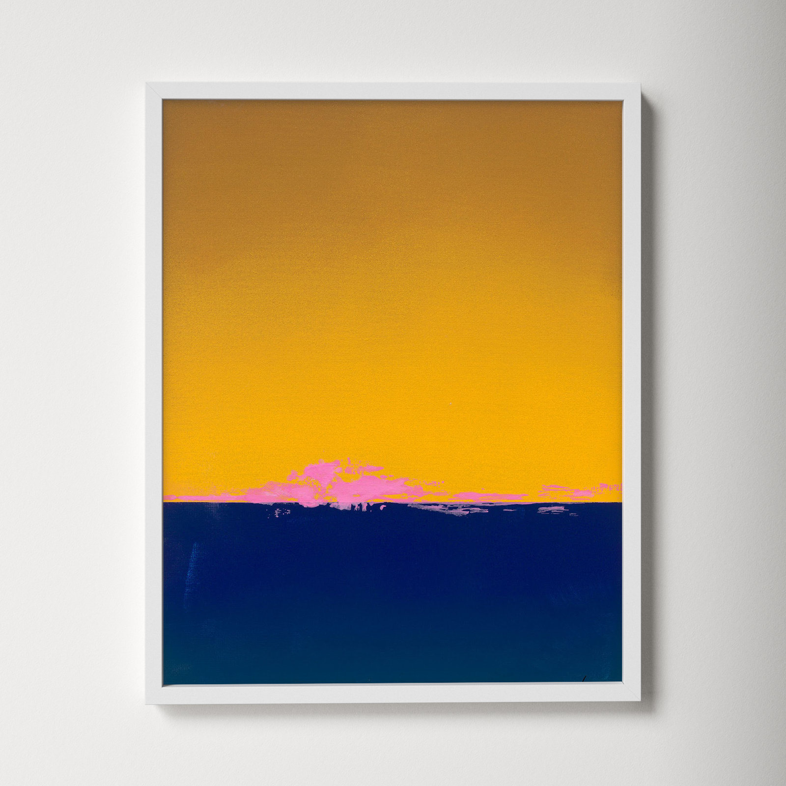 Horizon 1 Print by Lee Lessem, White, 30" H x 24" W x 1.25" D