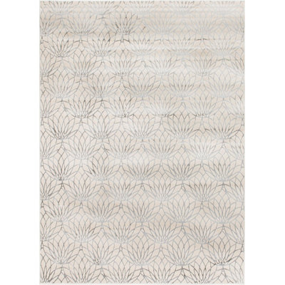 Tapis ivoire Glitzy