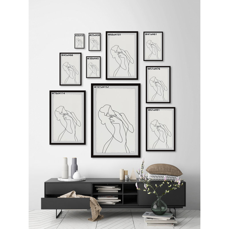 Heads Up - Single Picture Frame Painting, 91 cm H x 61 cm W