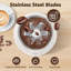 Chengdu Menghejia Technology Co., Ltd. Stainless Steel Electric Blade Coffee Grinder