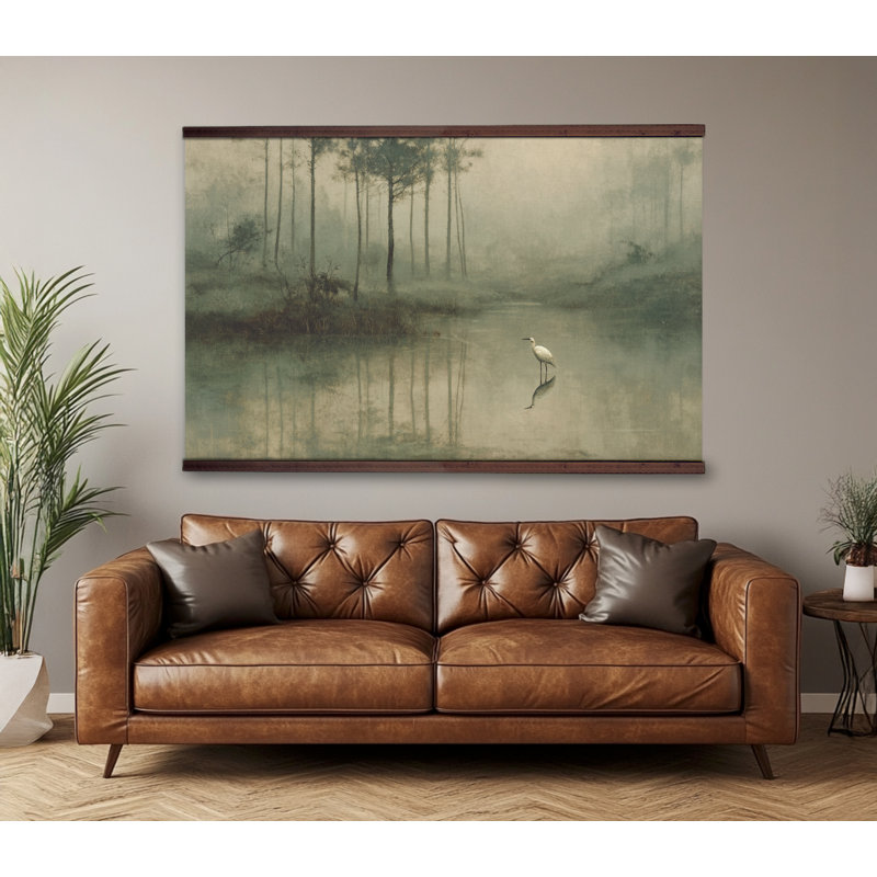 Tapisserie «Misty Coastal Bird», H 32 po x l 48 po