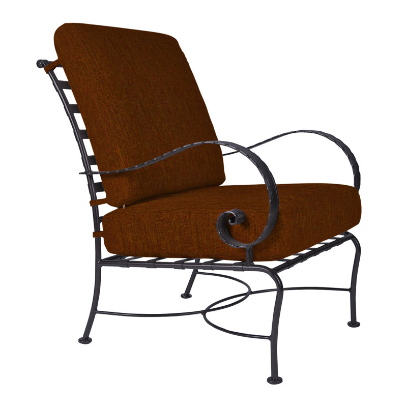 Classico Outdoor Lounge Chair, Graphite, Flagship Stone Sunbrella®