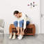 Range-chaussures en bambou avec rangement et rangement