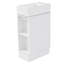Meuble-lavabo 18,6 po avec lavabo, meuble-lavabo avec tablette à deux niveaux, orientation gauche ou droite, blanc-2063028513