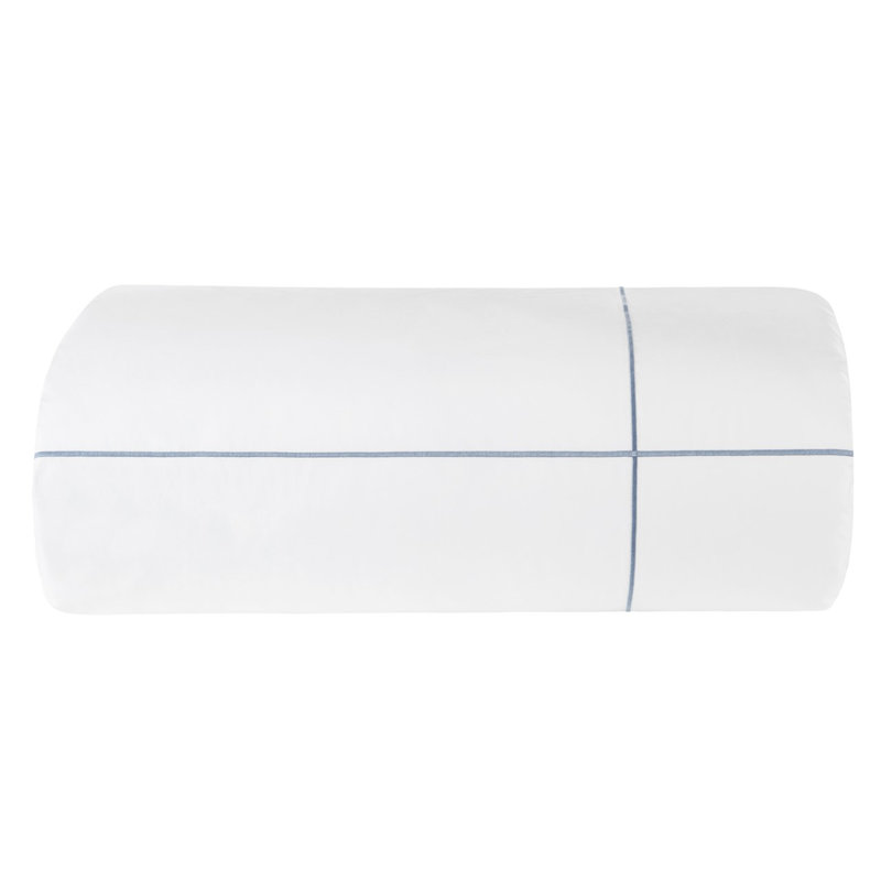 Classic Hotel Duvet Cover, Queen Duvet Cover, White/Blue