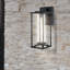 Lanterne murale noire Jonathan-26963061