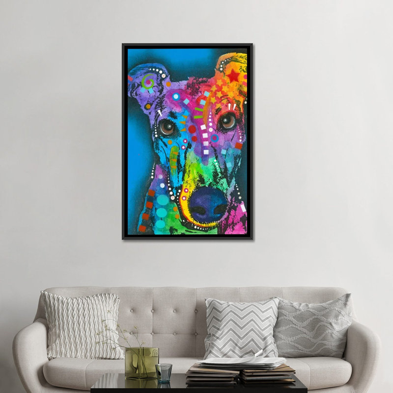 Quel est le raisonnement qui pense à propos ? impression sur toile tendue, impression sur toile tendue, Toile avec cadre noir