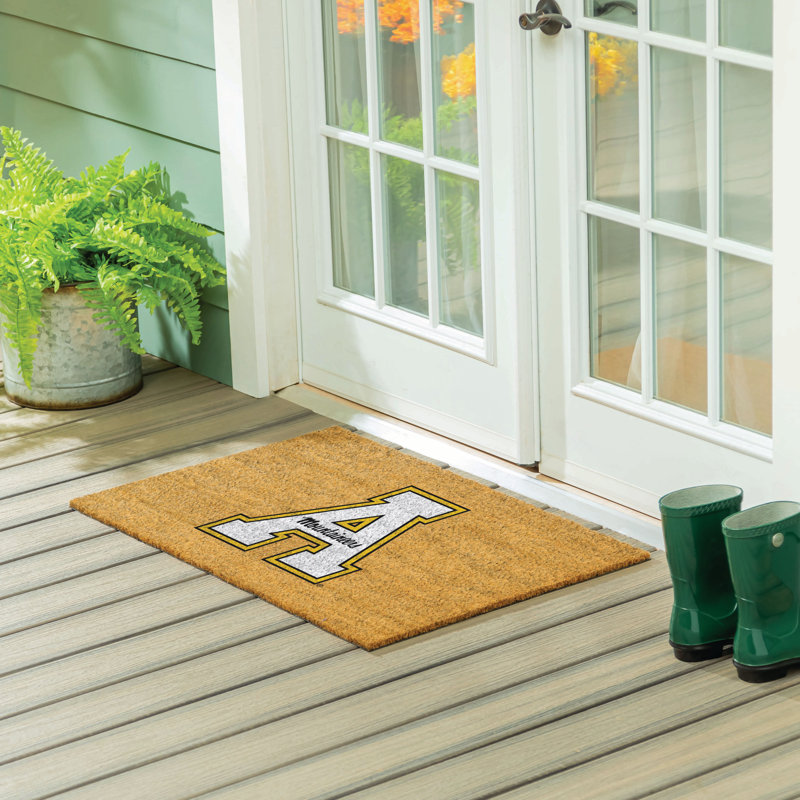 Grand tapis couleur coco de l'Université Appalachian State, 36 po x 24 po