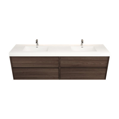 Ensemble de meuble-lavabo double 83 po